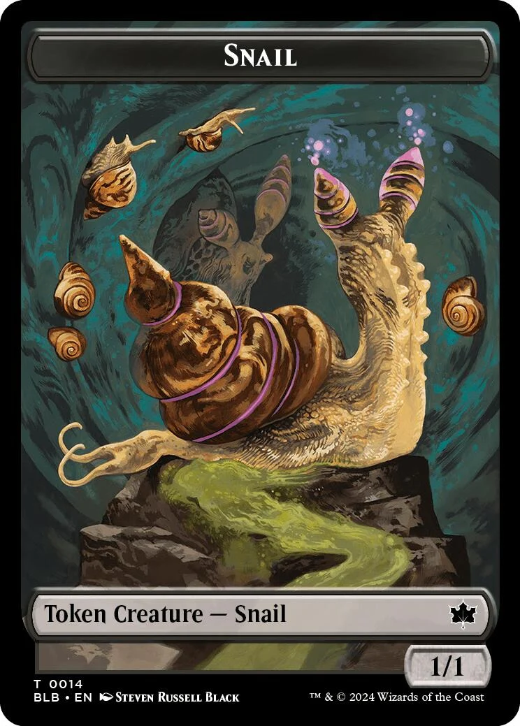 Snail // Thundertrap Trainer Double-Sided Token (14 // 9)
