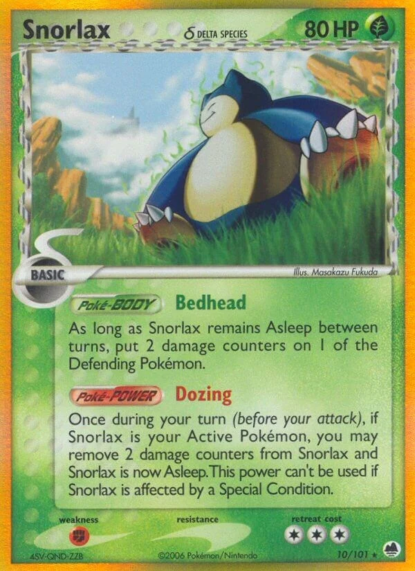 Snorlax (Delta Species) (10/101) (Dragon Frontiers)