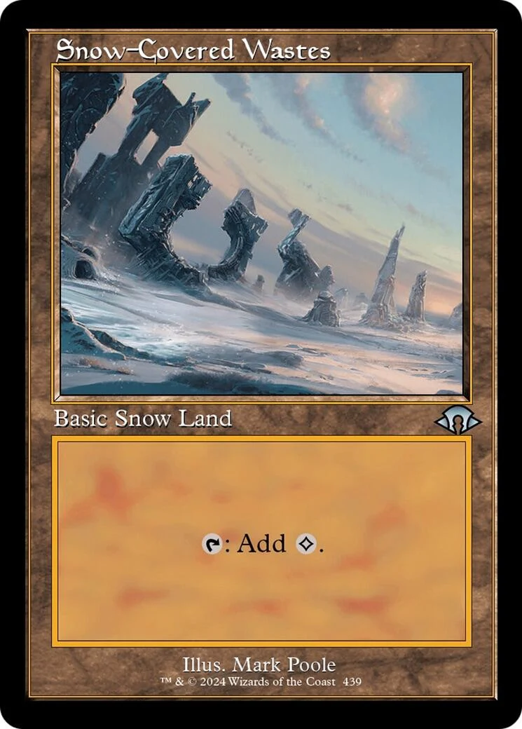 Snow-Covered Wastes (Retro Frame) (439) (Modern Horizons 3)