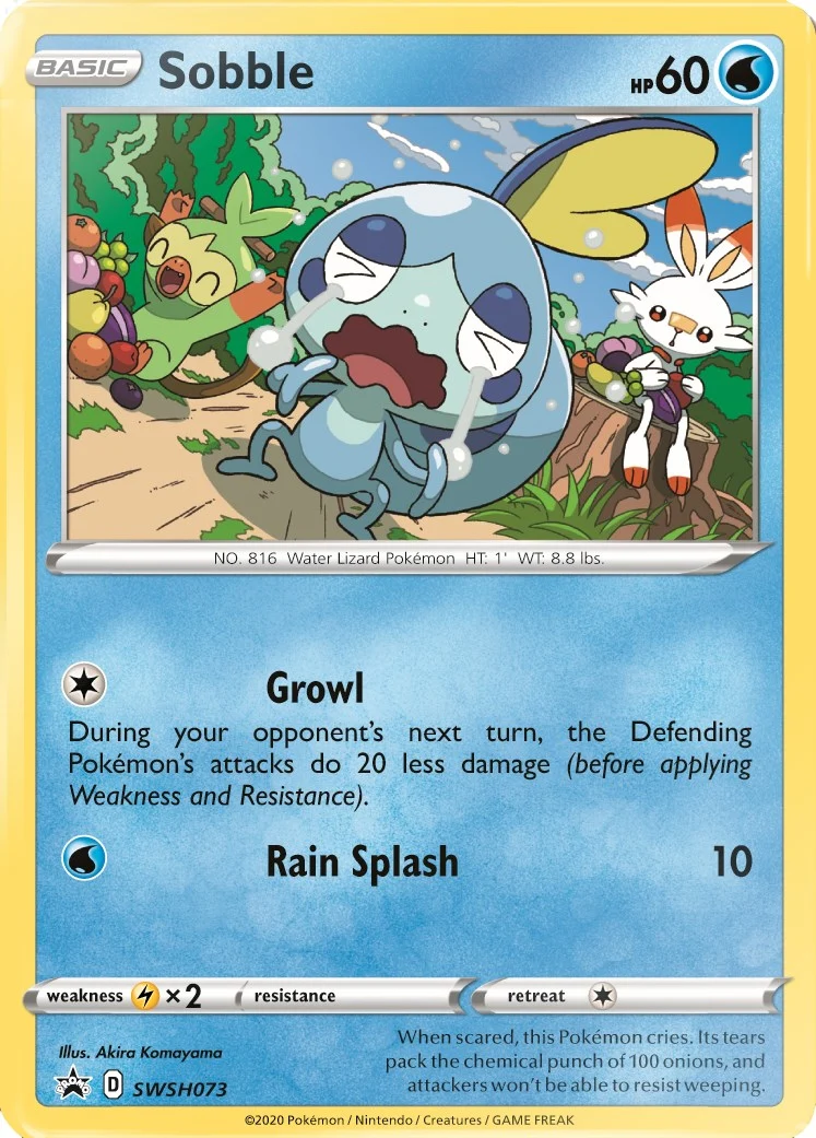Sobble - SWSH073 (SWSH073) (SWSH: Sword & Shield Promo Cards)