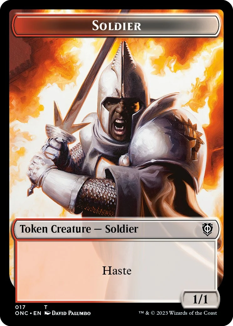 Soldier (017) // Eldrazi Double-Sided Token (17 // 1)