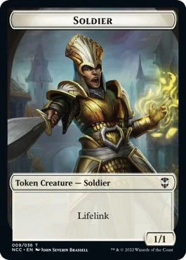Soldier // Cat Beast Double-Sided Token (9 // 4)