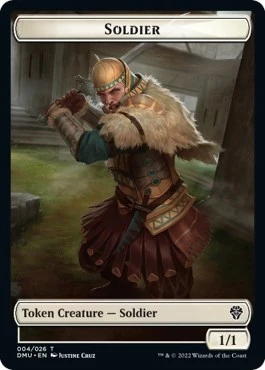 Soldier // Powerstone Double-Sided Token (4 // 23)