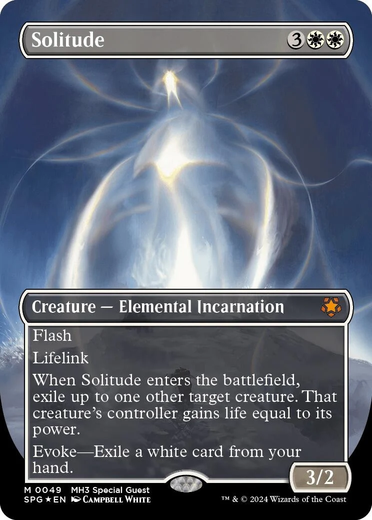 Solitude (Borderless) (Textured Foil) (49) (Special Guests)