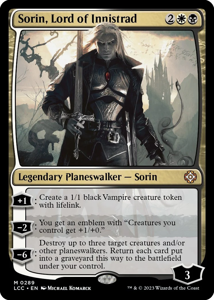 Sorin, Lord of Innistrad (289)