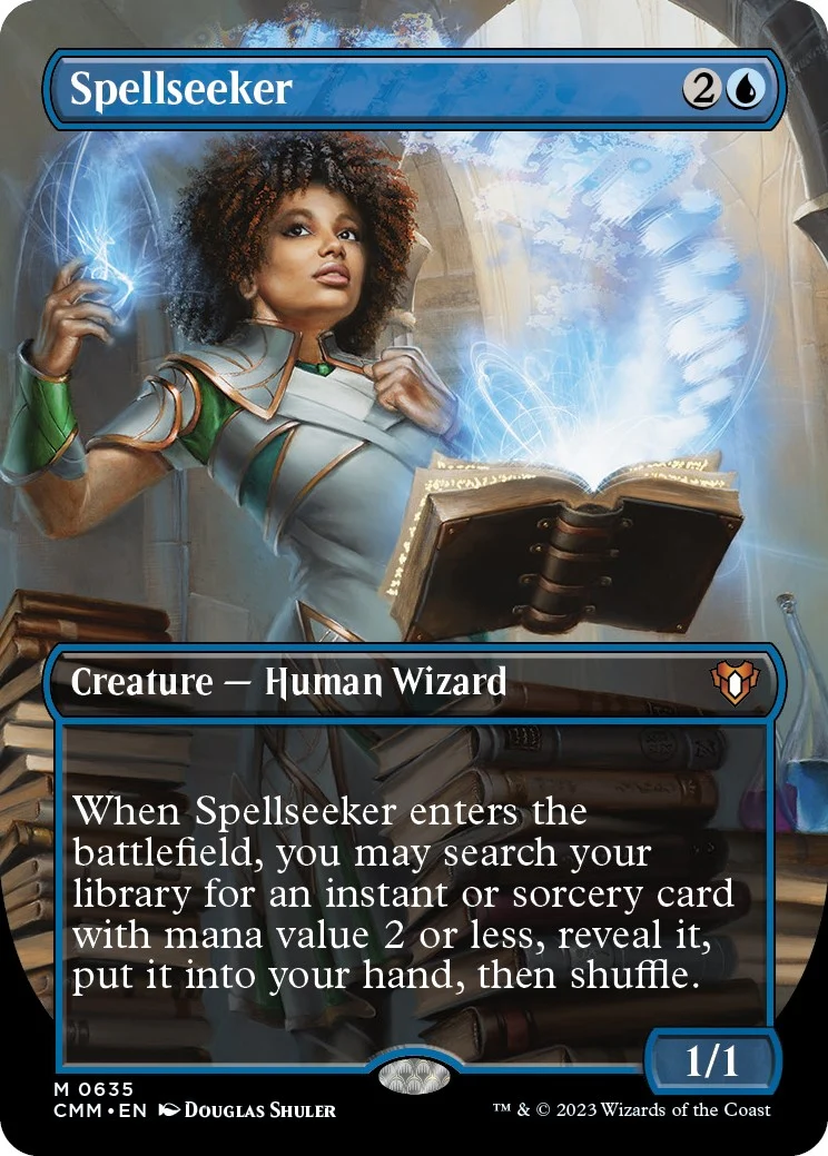Spellseeker (Borderless) (635) (Commander Masters)