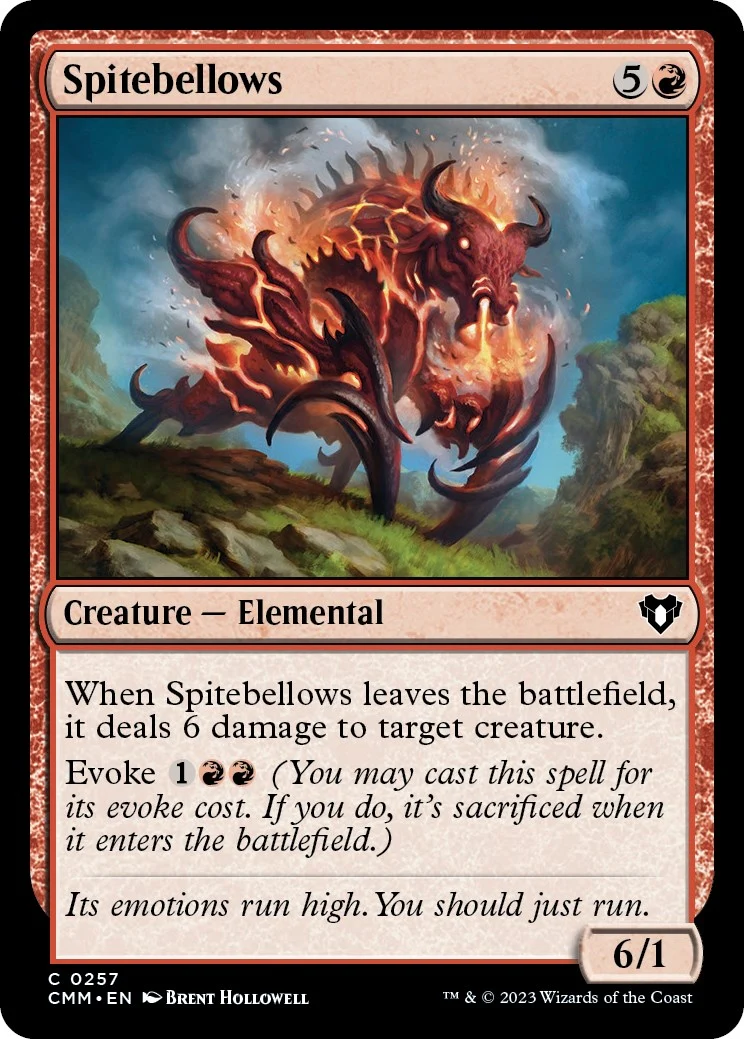 Spitebellows (257) (Commander Masters)