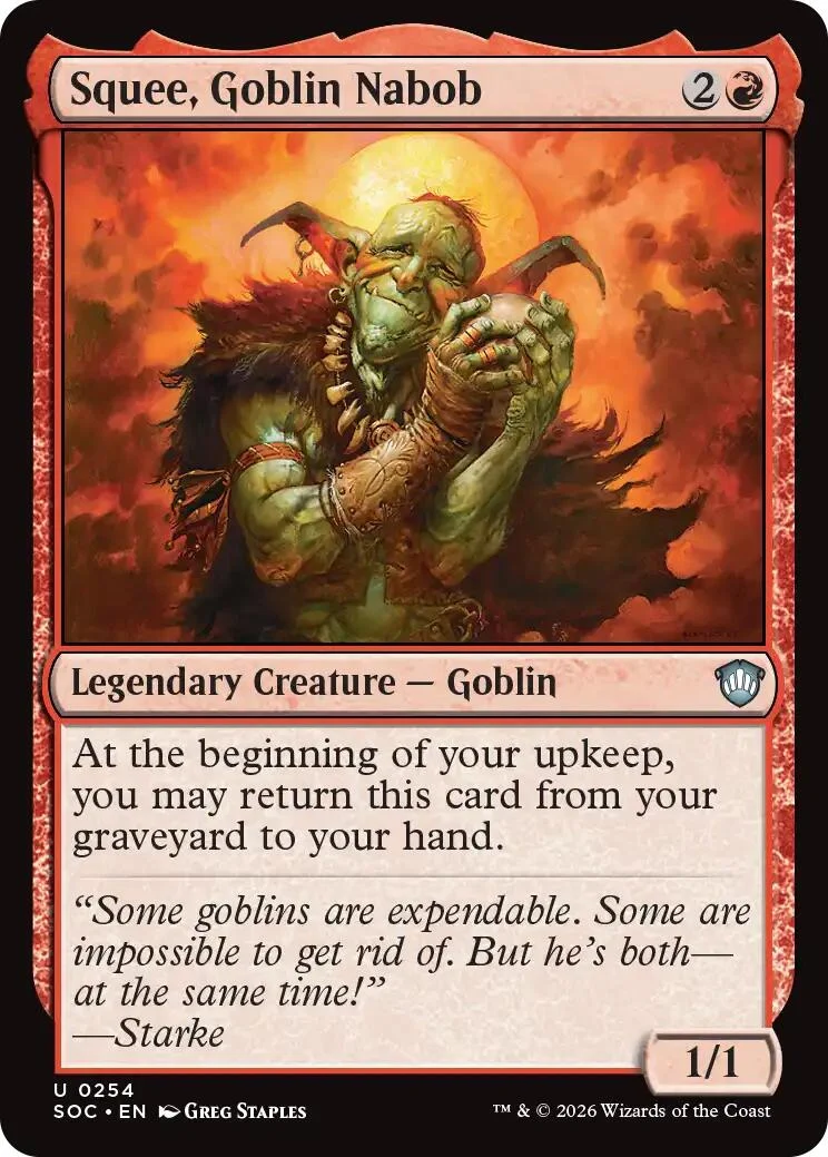Squee, Goblin Nabob (254) (Secrets of Strixhaven)