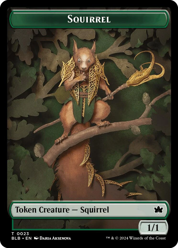 Squirrel // Starscape Cleric Double-Sided Token (23 // 15)