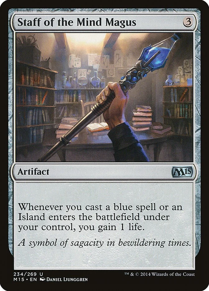 Staff of the Mind Magus (234) (Magic 2015 (M15))