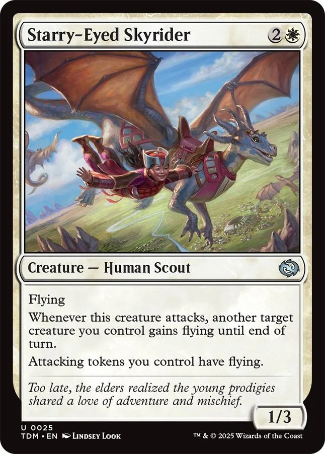 Starry-Eyed Skyrider (25) (Tarkir: Dragonstorm)