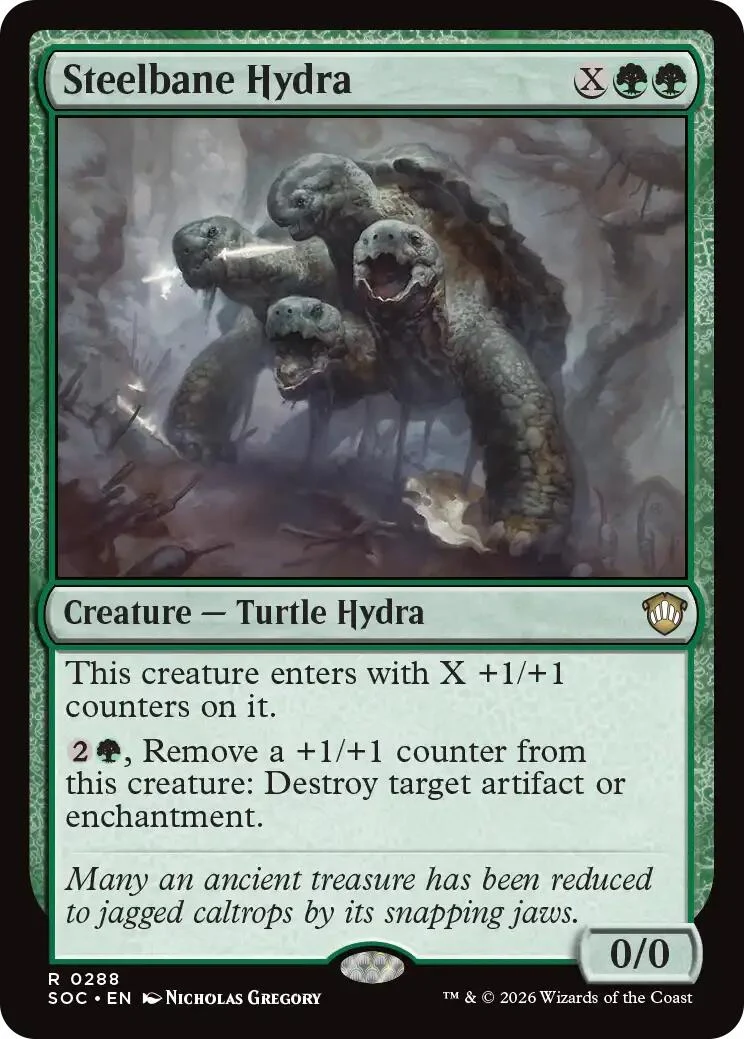 Steelbane Hydra (288) (Secrets of Strixhaven)
