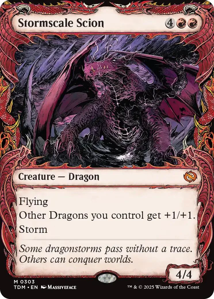 Stormscale Scion (Showcase) (303) (Tarkir: Dragonstorm)