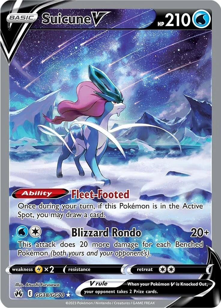 Suicune V (GG38/GG70) (Crown Zenith: Galarian Gallery)