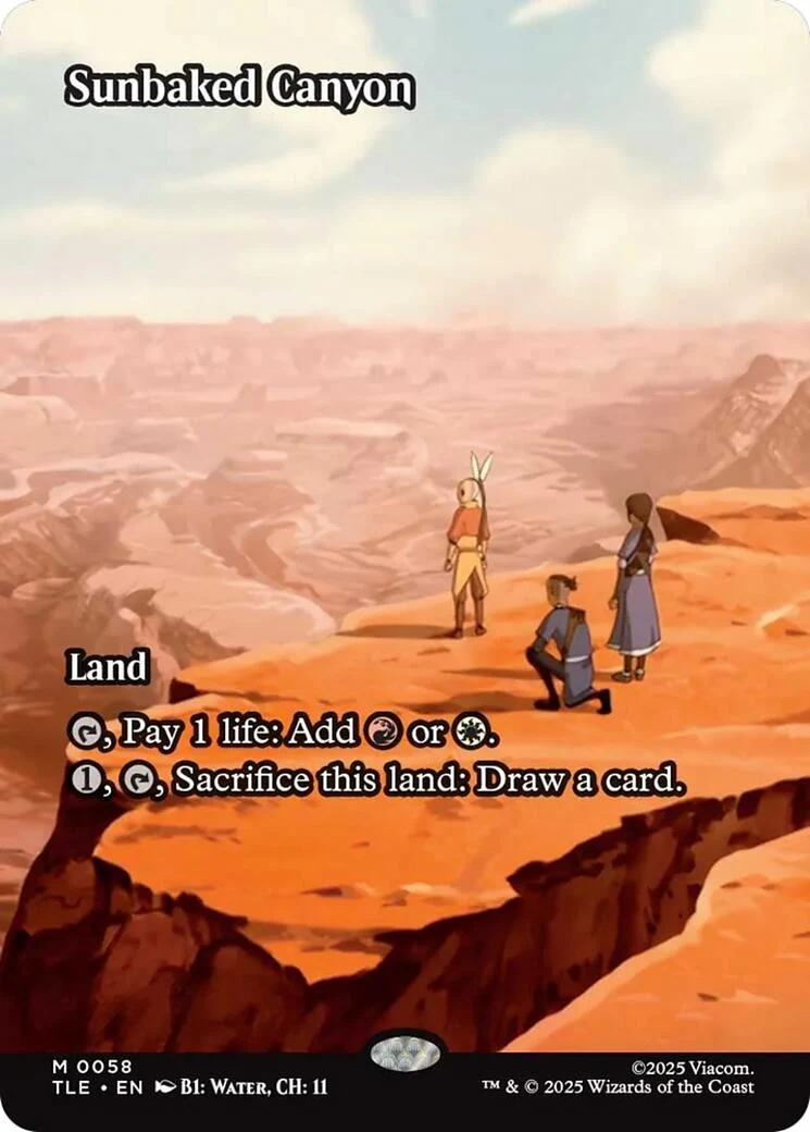 Sunbaked Canyon (Borderless) (58) (Avatar: The Last Airbender: Eternal-Legal)