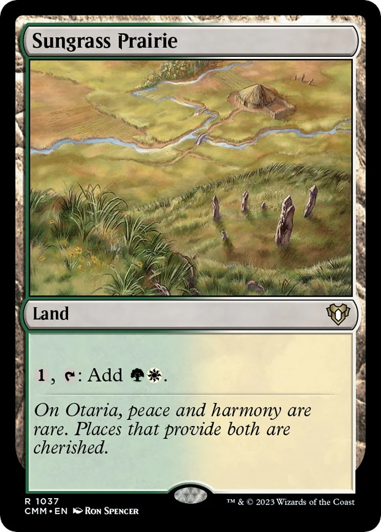Sungrass Prairie (1037) (Commander Masters)