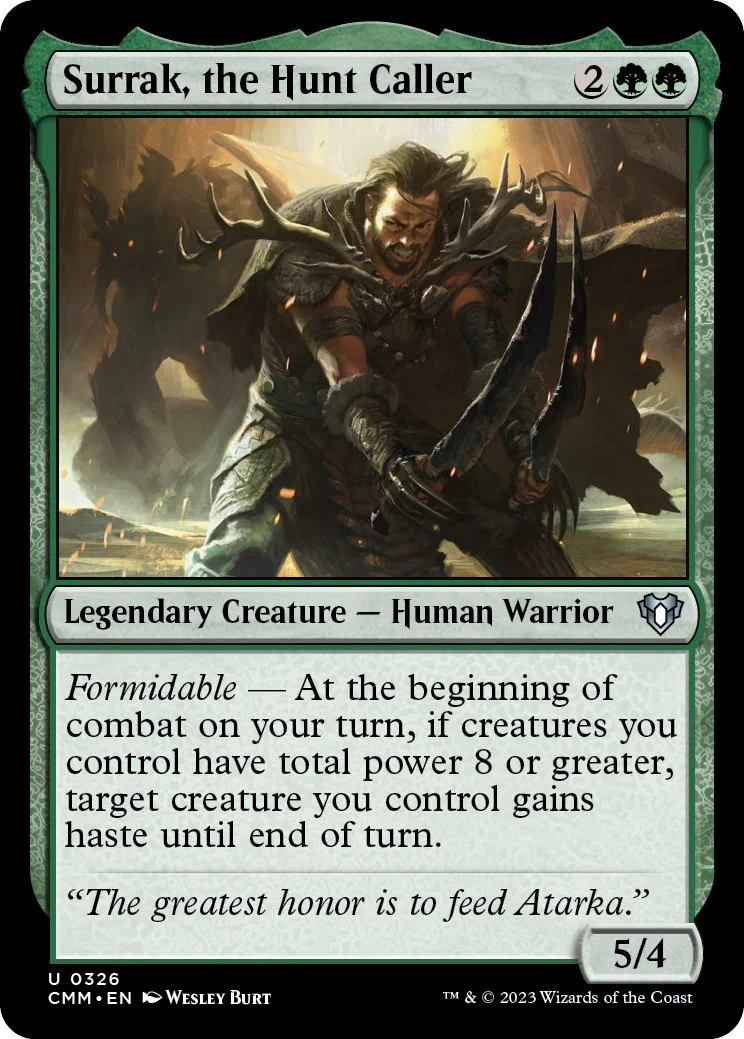 Surrak, the Hunt Caller (326) (Commander Masters)