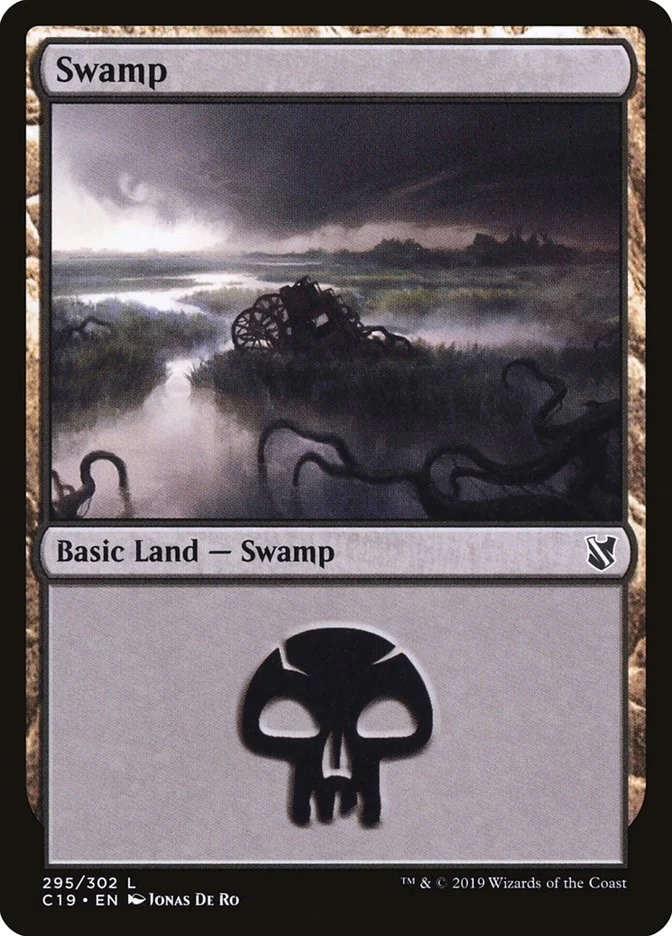 Swamp (295) (295) (Commander 2019)