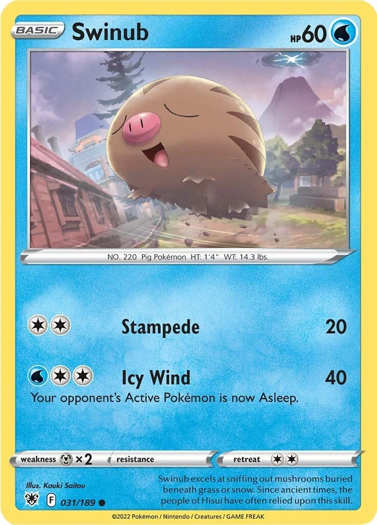 Swinub (031/189) (SWSH10: Astral Radiance)