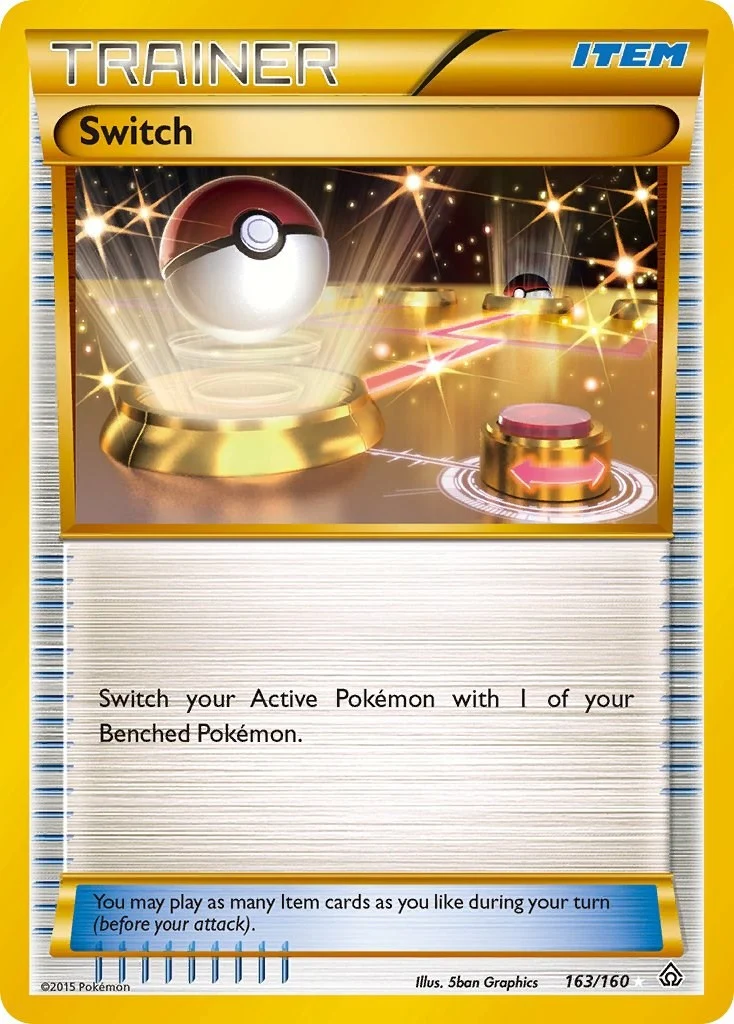 Switch (163 Secret Rare) (163/160) (XY - Primal Clash)