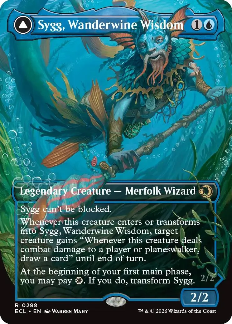 Sygg, Wanderwine Wisdom (Borderless) (288) (Lorwyn Eclipsed)