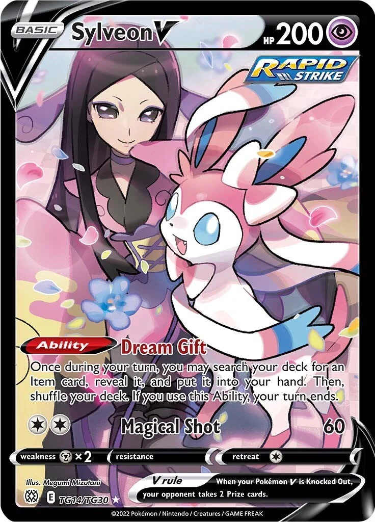 Sylveon V (TG14/TG30) (SWSH09: Brilliant Stars Trainer Gallery)