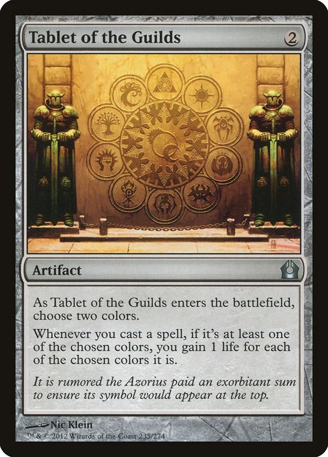 Tablet of the Guilds (235) (Return to Ravnica)