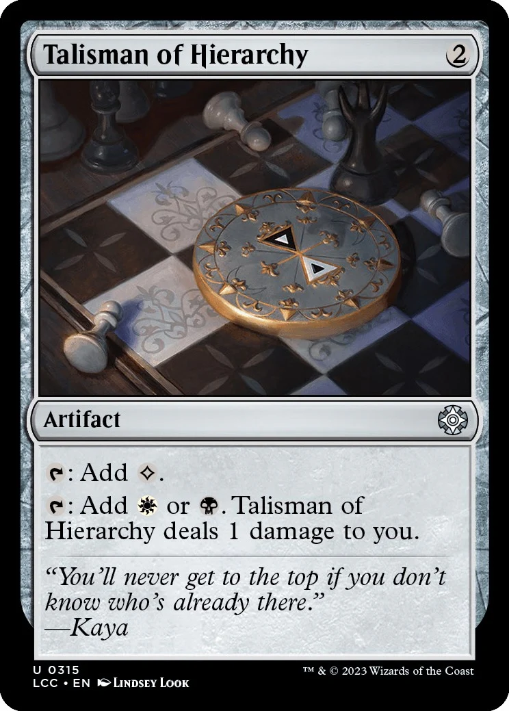 Talisman of Hierarchy (315)