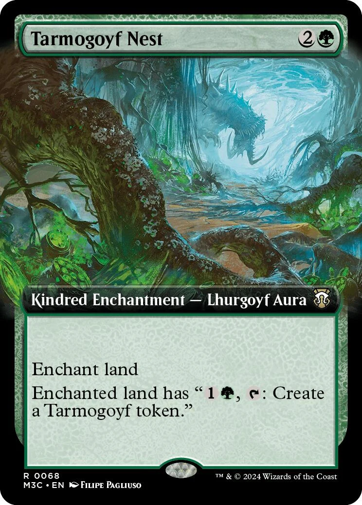 Tarmogoyf Nest (Extended Art) (Ripple Foil) (68)