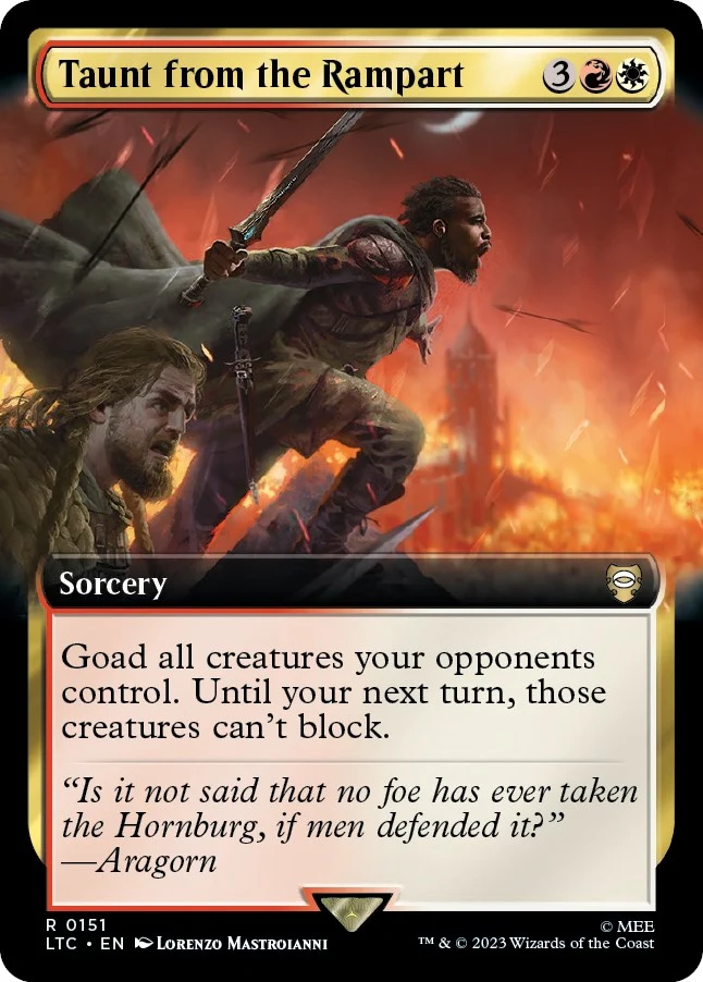 Taunt from the Rampart (Extended Art) (151)