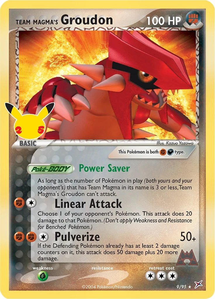 Team Magma's Groudon (9/95)