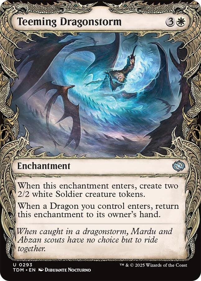Teeming Dragonstorm (Showcase) (293) (Tarkir: Dragonstorm)