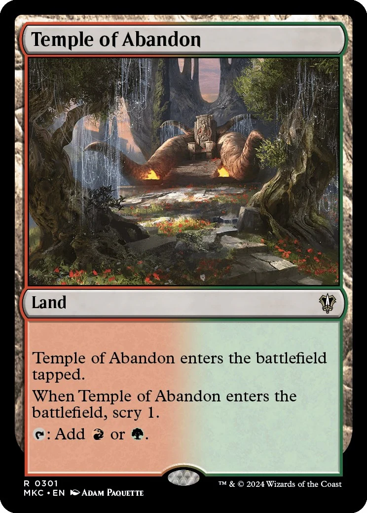 Temple of Abandon (301) (MKC)