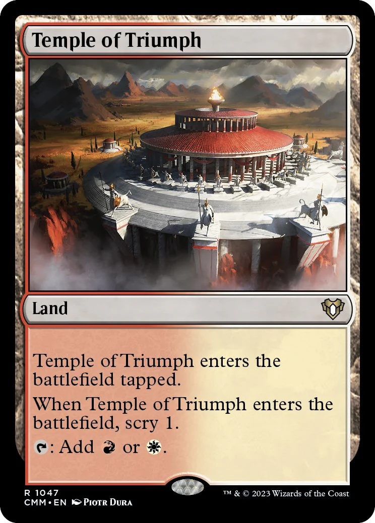 Temple of Triumph (1047) (Commander Masters)