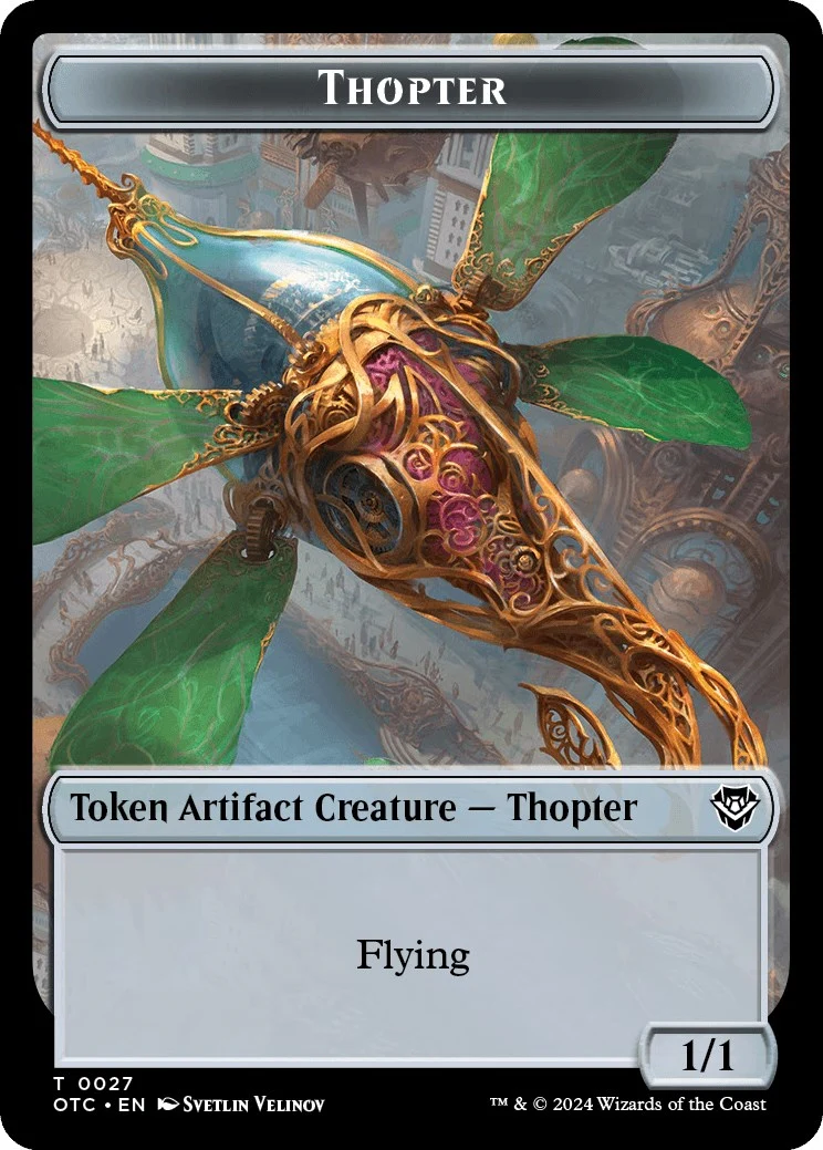 Thopter // Treasure Double-Sided Token (27 // 18)