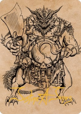 Thrakkus the Butcher Art Card (Gold-Stamped Signature) (77)