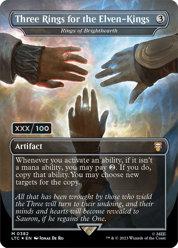 Three Rings for the Elven-Kings - Rings of Brighthearth (Serial Numbered) (382)