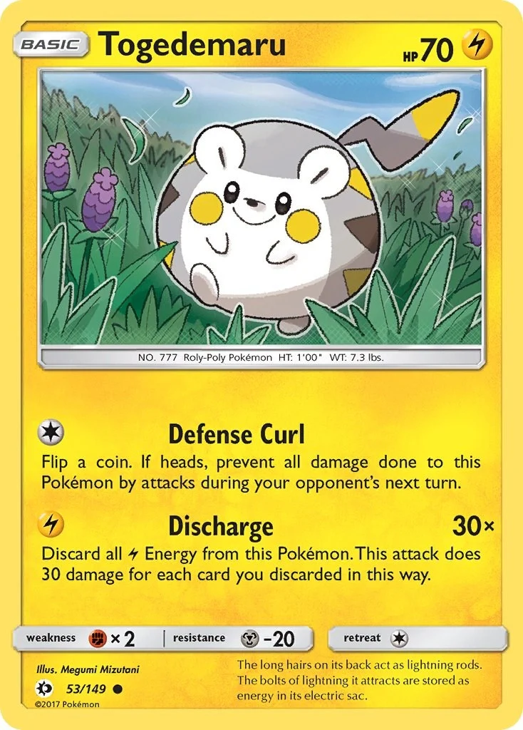 Togedemaru (53/149) (SM Base Set)
