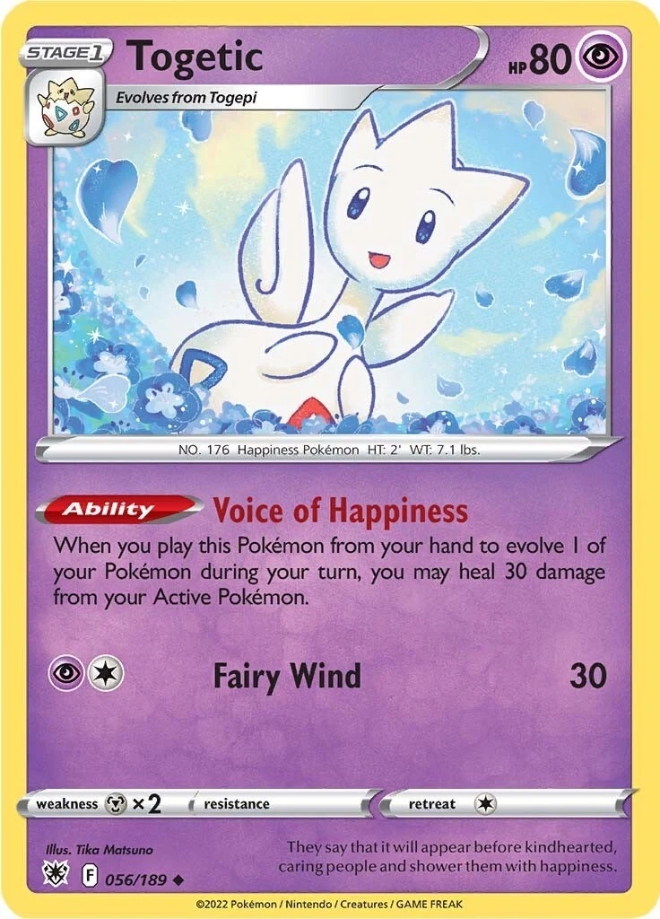 Togetic (056/189) (SWSH10: Astral Radiance)
