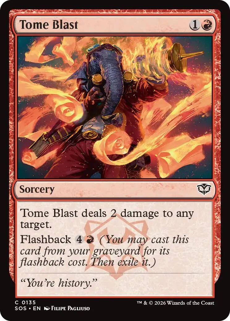 Tome Blast (135) (Secrets of Strixhaven)