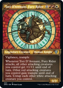 Tori D'Avenant, Fury Rider (Textured Foil) (363)