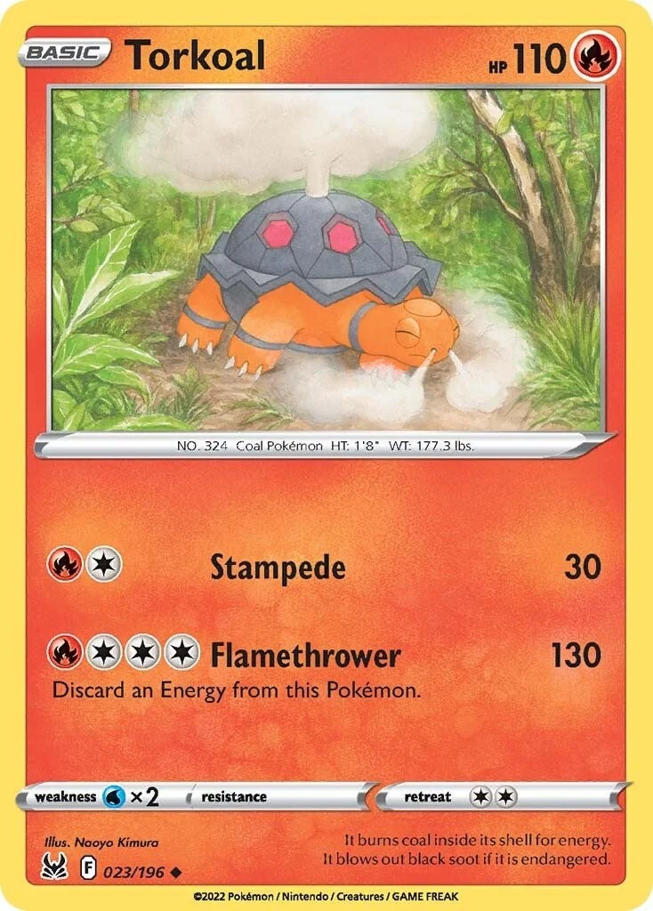 Torkoal (023/196) (SWSH11: Lost Origin)
