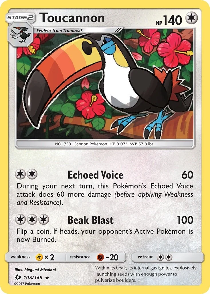 Toucannon (108/149) (SM Base Set)