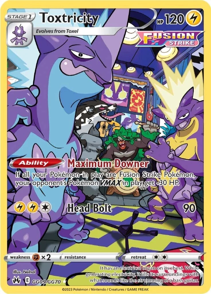 Toxtricity (GG09/GG70) (Crown Zenith: Galarian Gallery)