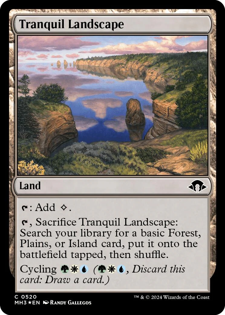Tranquil Landscape (Ripple Foil) (520) (Modern Horizons 3)