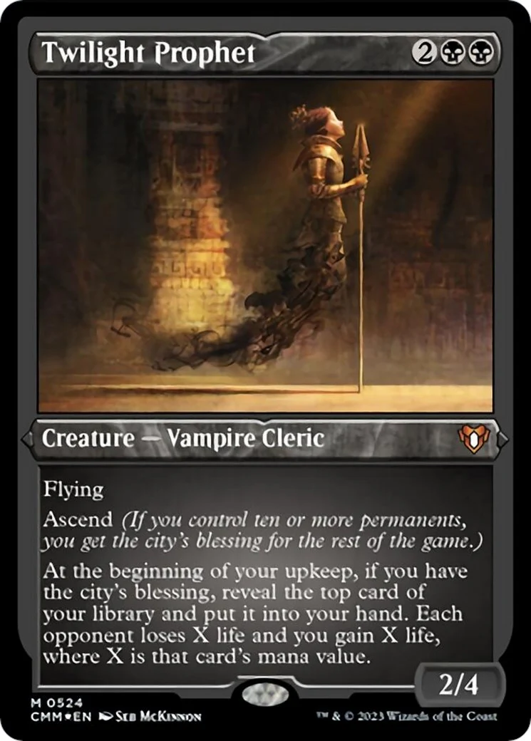 Twilight Prophet (Foil Etched) (524) (Commander Masters)