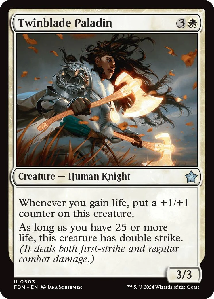 Twinblade Paladin (503) (Foundations)