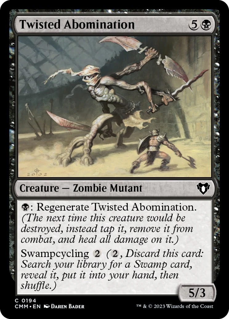 Twisted Abomination (194) (Commander Masters)