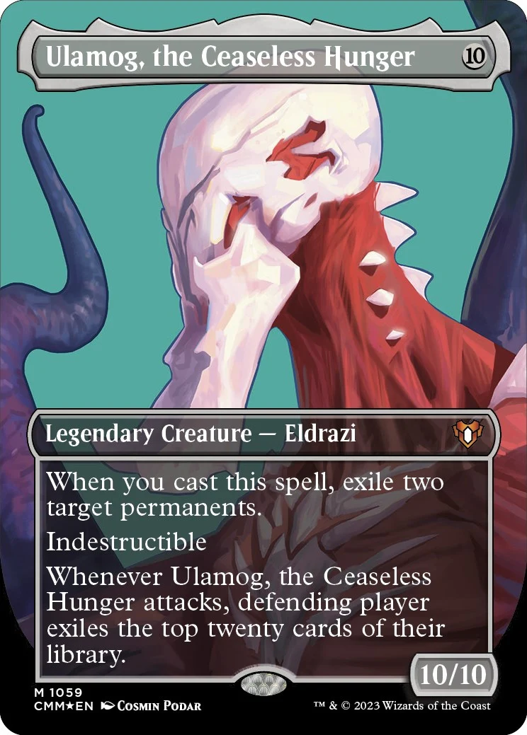 Ulamog, the Ceaseless Hunger (Textured Foil) (1059) (Commander Masters)