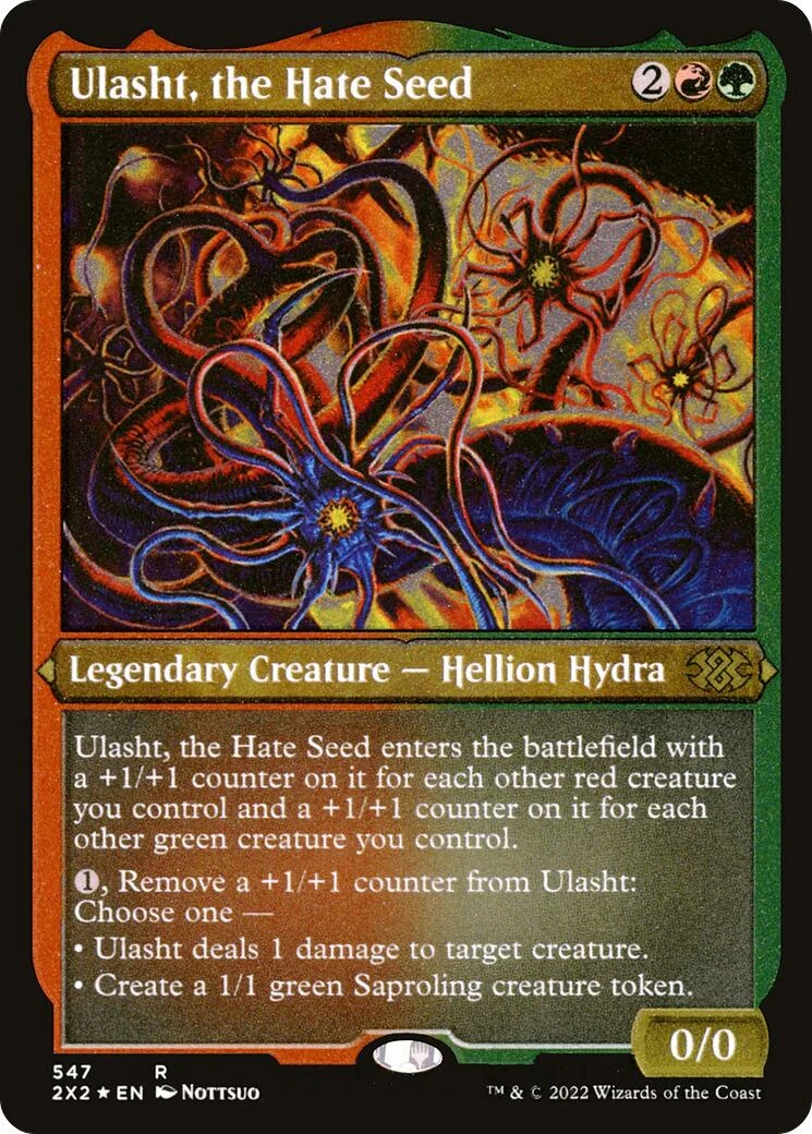 Ulasht, the Hate Seed (Foil Etched) (547)